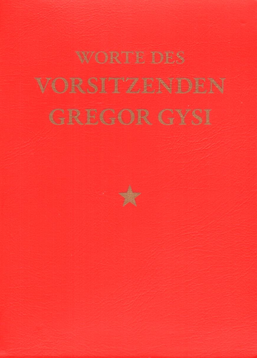 Worte des Vorsitzenden Gregor Gysi
