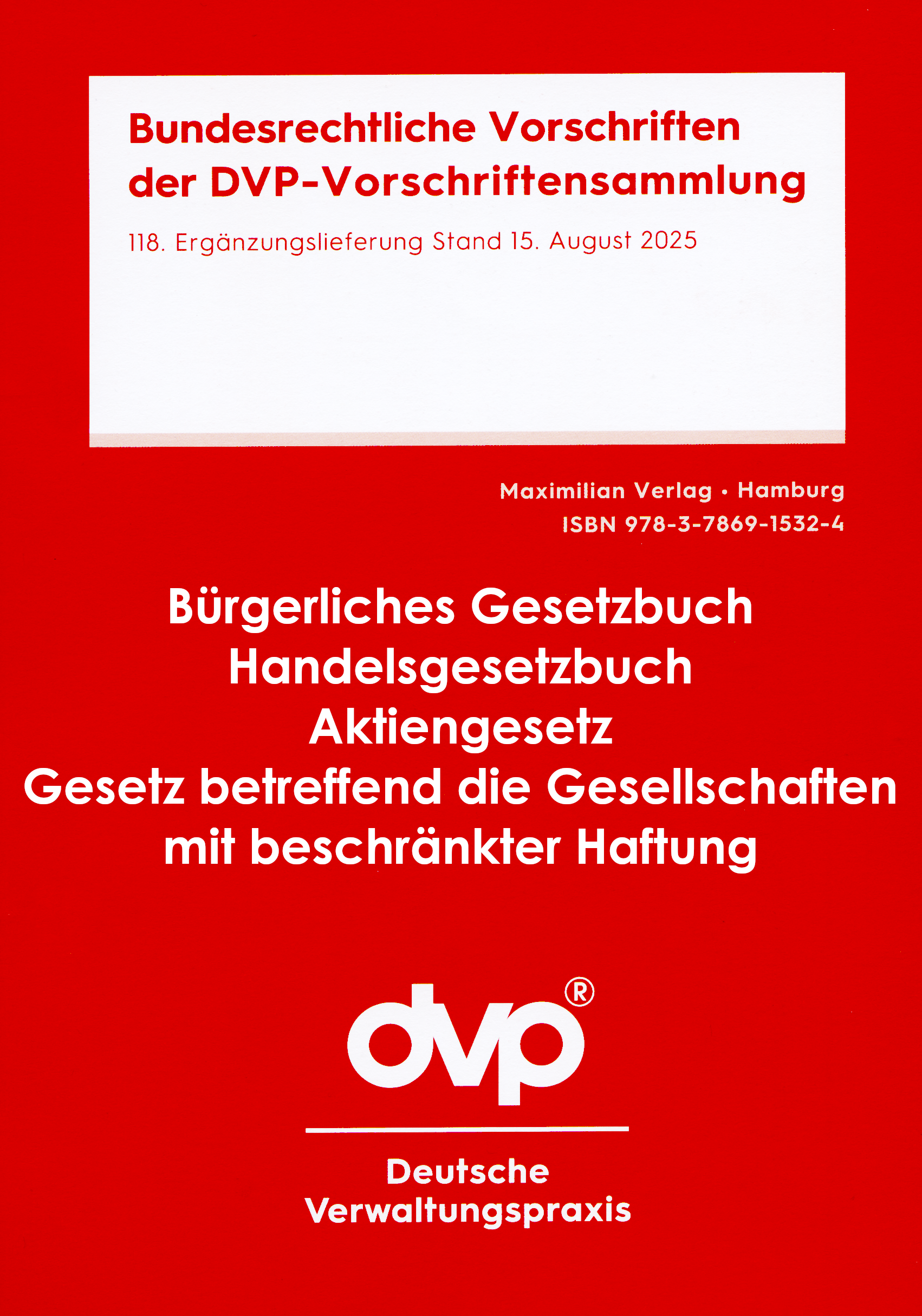 Deutsche Verwatungspraxis: DVP – BUND 90.00-90.52