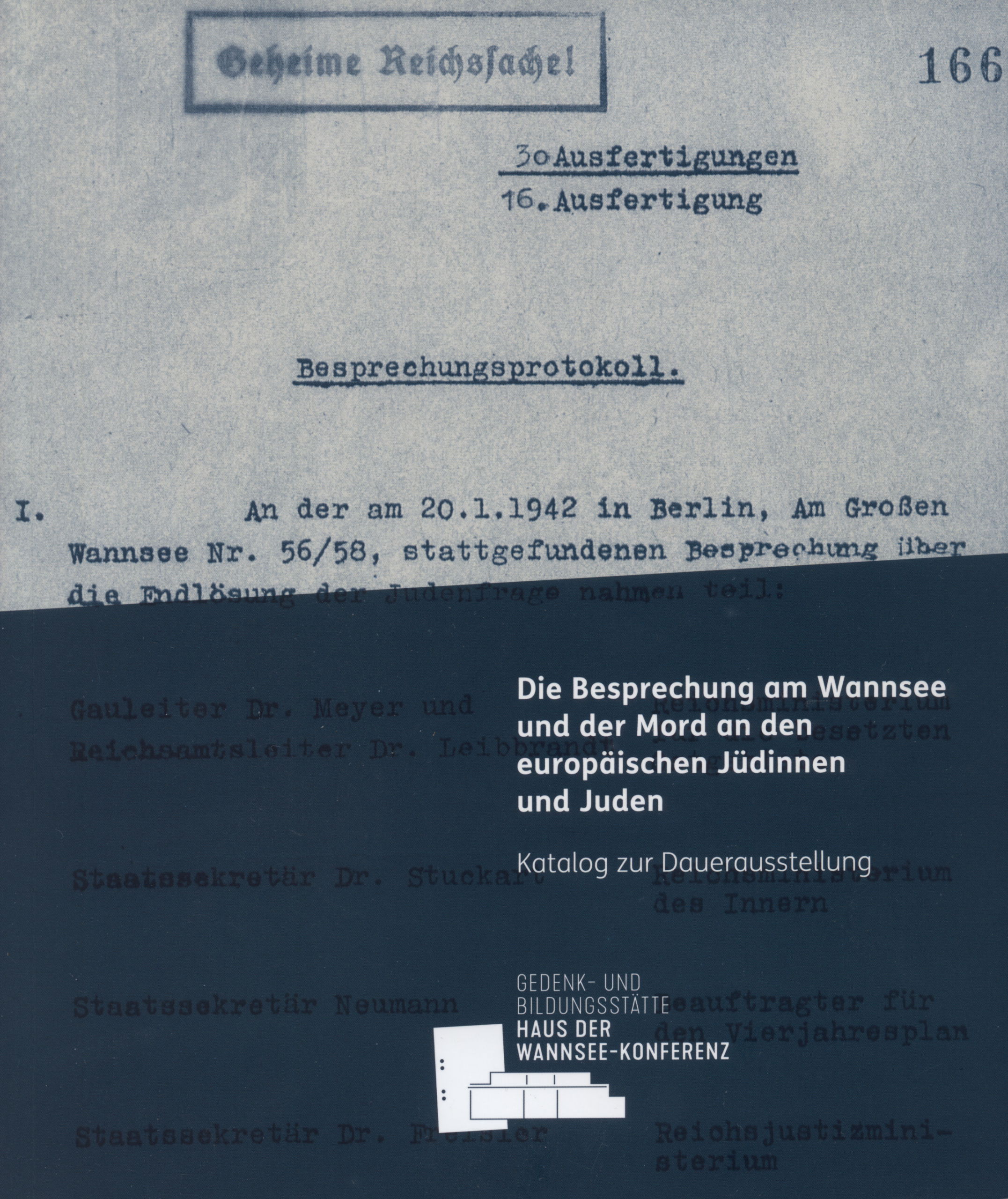 Die Besprechung am Wannsee und der Mord an den europäischen Jüdinnen und Juden – Katalog zur Dauerausstellung